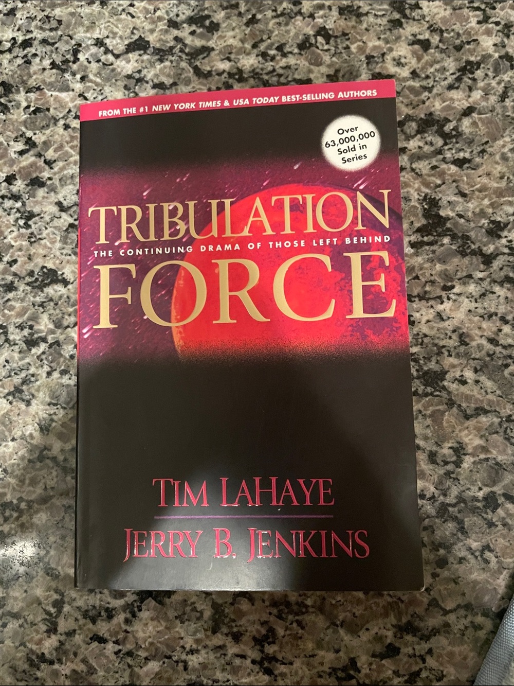 Tribulation Force by Tim LaHaye & Jerry B. Jenkins - Black & Red Paperback
